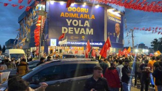 Erdoğanın zaferi Gaziantepte coşkuyla kutlanıyor