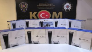 Erzincanda 9 adet kaçak oyun konsolu ele geçirildi