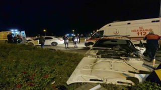 Erzincanda trafik kazası: 7 yaralı