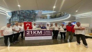 Erzurumlu maratoncular Baküde koştu