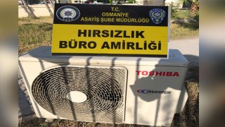 Evden klima motoru çalan 2 şüpheli yakalandı