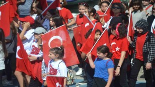 Fethiyede 19 Mayıs törenine yoğun katılım oldu