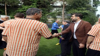 Galatasaray veteranları ile Azerbaycanlı spor yazarları dostluk maçında karşılaştı