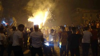 Galatasarayın şampiyonluğu Adıyamanda coşkuyla kutlandı