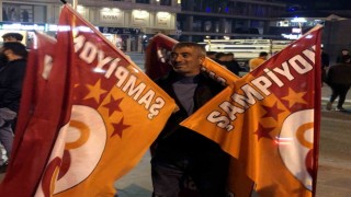 Galatasarayın şampiyonluğu Erzincanda coşkuyla kutlandı