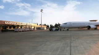 Gazipaşa Havalimanını nisan ayında 52 bin 574 yolcu kullandı