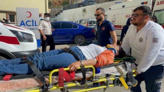 Gazipaşada trafik kazası: 1 yaralı
