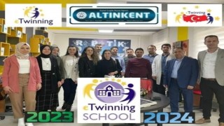 Gediz Altınkent Ortaokulu, eTwinning Okulu unvanını yeniden aldı