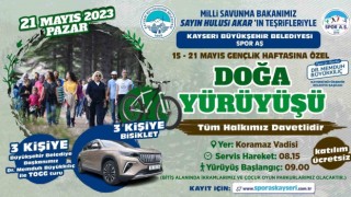 Genç dostu Büyükşehirden Gençlik Haftasına özel ‘doğa yürüyüşü