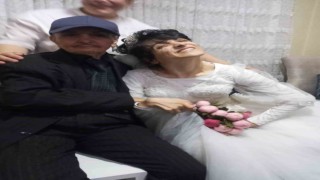 Genç kızın gelinlik hayali gerçek oldu.