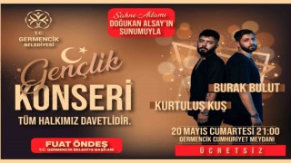 Germencikte 19 Mayısa özel gençlik festivali