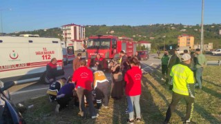 Giresunda trafik kazası: 4 yaralı