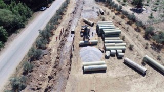 Girme Sulama inşaatının yüzde 65i tamamlandı