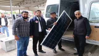 Göçer hayvancılara güneş paneli desteği