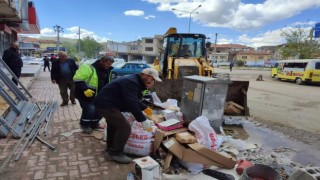 Gölbaşında hafriyat kaldırma çalışmaları devam ediyor