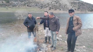 Göletlere kaçak avcılık baskını