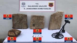 Gönende tarihi eser operasyonu