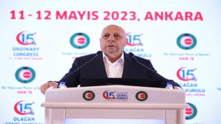 HAK-İŞ Konfederasyonu 15. Olağan Genel Kurulunda Arslan, yeniden HAK-İŞ Genel Başkanlığına seçildi