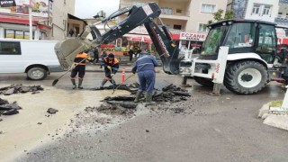 Hakkari belediyesinde yağmur mesaisi