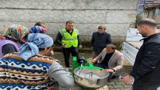 Hamur yoğurma makinesi desteği yüz güldürüyor