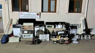 Hasarlı binalardan hırsızlık yapan şahıslar yakalandı