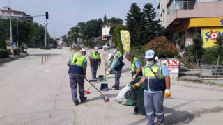 Hatay Büyükşehir Belediyesinin temizlik çalışmaları il genelinde devam ediyor