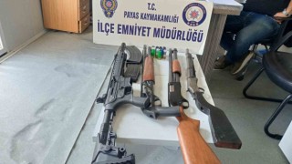 Hatayda 4 adet ruhsatsız tüfek ele geçirildi