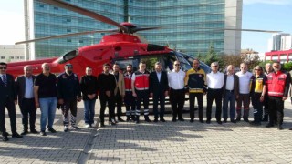 Helikopter ambulans Malatyada hizmete başladı