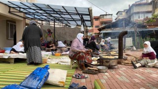 Hisarcıkta kadınlar hayır işinde bir araya geldi