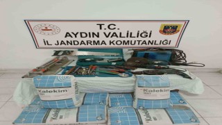 İnşaat hırsız jandarmadan kaçamadı