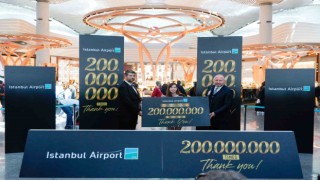 İstanbul Havalimanı 200 milyonuncu yolcusunu ağırladı