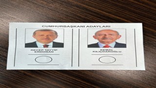 İşte ikinci turda kullanılacak oy pusulasının örneği