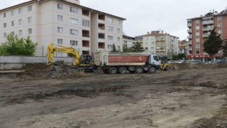 İstiklal Mahallesi yeraltı otoparkı için çalışmalar başladı