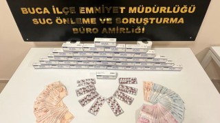İzmirde 2 uyuşturucu satıcısı polisten kaçamadı