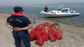 İzmirde kaçak su avı operasyonu: 17 şahsa işlem