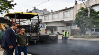 İznikte yollar yenileniyor