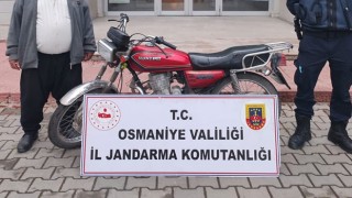 Jandarma, motosiklet hırsızlığı şüphelisini yakaladı