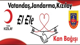 Jandarma vatandaş el ele kan bağış kampanyası düzenlenecek