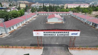 Kahramanmaraş Merkez Prefabrik Çarşı hizmete girdi