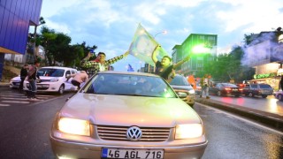 Kahramanmaraşta Erdoğanın zaferi kutlandı