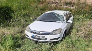 Kahtada otomobil şarampole yuvarlandı: 4 yaralı