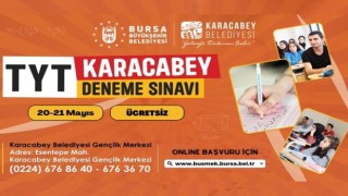 Karacabeyde gerçeğe yakın TYT provası