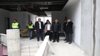 Kars Valisi Türker Öksüz, Yeni Otogar inşaatını gezdi