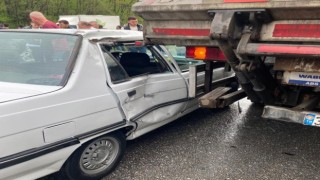 Kavakta trafik kazası: 1 yaralı