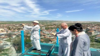 Kayabaşı Cam Seyir Terasının ilk misafirleri Güney Koreden