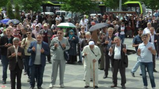 Kayserili hacı adayları dualarla uğurlandı