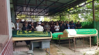 Kazada ölen çift toprağa verildi