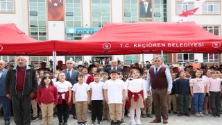 Keçiörende ilkokula laboratuvar sınıfı açıldı