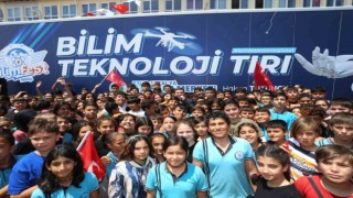 Kepezin Bilim Teknoloji Tırı, öğrencilerle buluştu