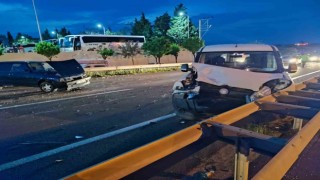 Keşanda otomobil ile çarpışan hafif ticari aracın sürücüsü yaralandı